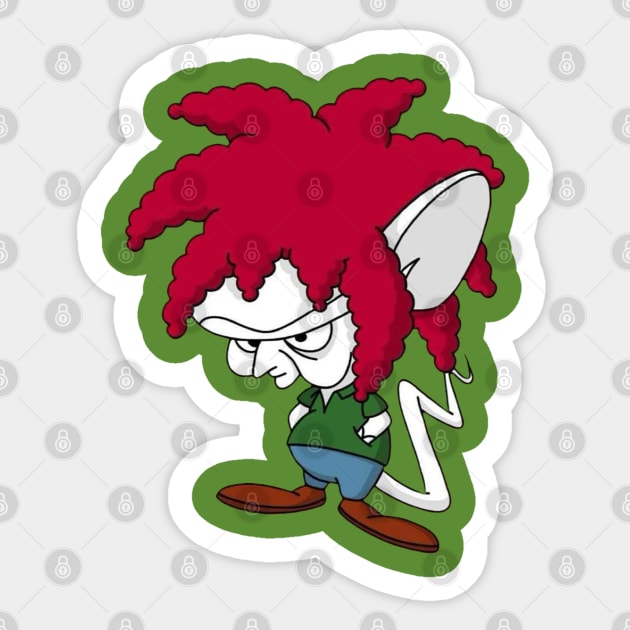 Sideshow Bob Sticker by strong chinese girl